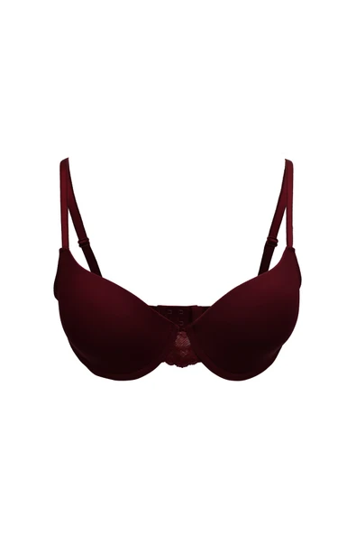 Eros Düz Cup Dantel Detaylı Kulaklı Sütyen Takım - Resim 5