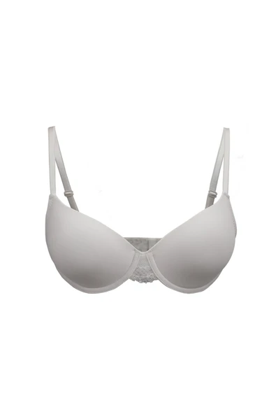 Eros Düz Cup Dantel Detaylı Kulaklı Sütyen Takım - Resim 9