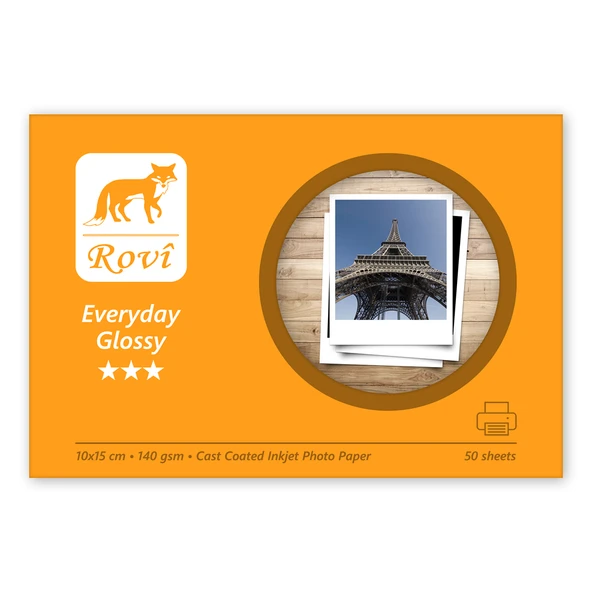 Rovi Everyday Parlak Fotoğraf Kağıdı 140gsm 50yp 10x15