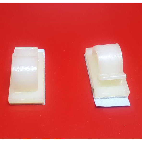 Yapışkanlı Kablo Klipsi YKKL-13X25 - 1019 300 Adet - 5