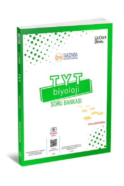 Üçdörtbeş Tyt Biyoloji Soru Bankası Yeni 2023 Model