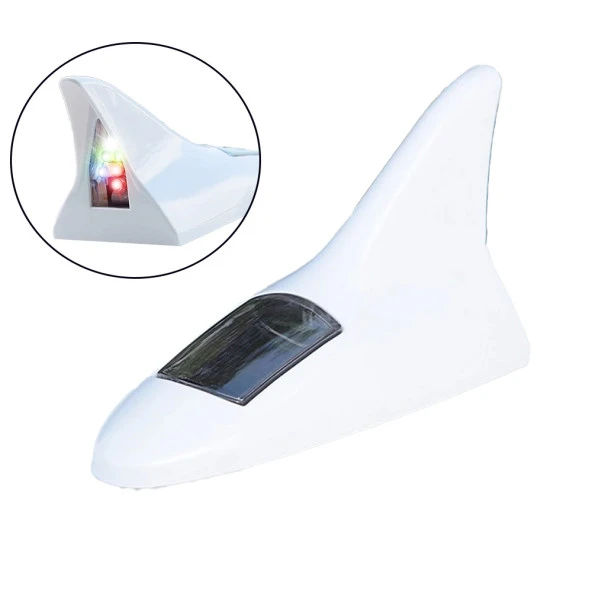 Sunup Solar Led Işıklı Shark Oto Anten Lambası