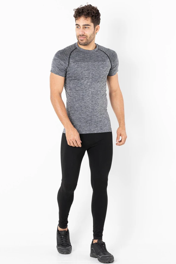 MioFit Erkek Phantom Kısa Kollu Dikişsiz Spor Tişört - 3