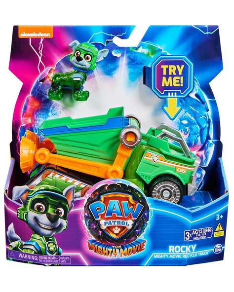 Paw Patrol The Mighty Movie Figür ve Araçları Rocky 20143009