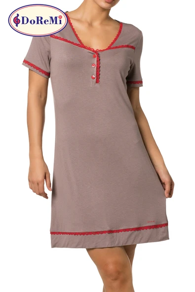 Doremi Kısa Kollu Gecelik - 5