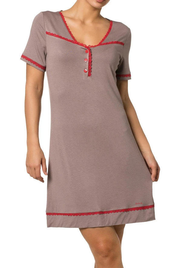 Doremi Kısa Kollu Gecelik - 2