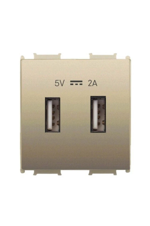 Thea Modüler Dore Usb Şarj Prizi Alt+kapak 2m 5v-2a - Wvtt22314dr-tr