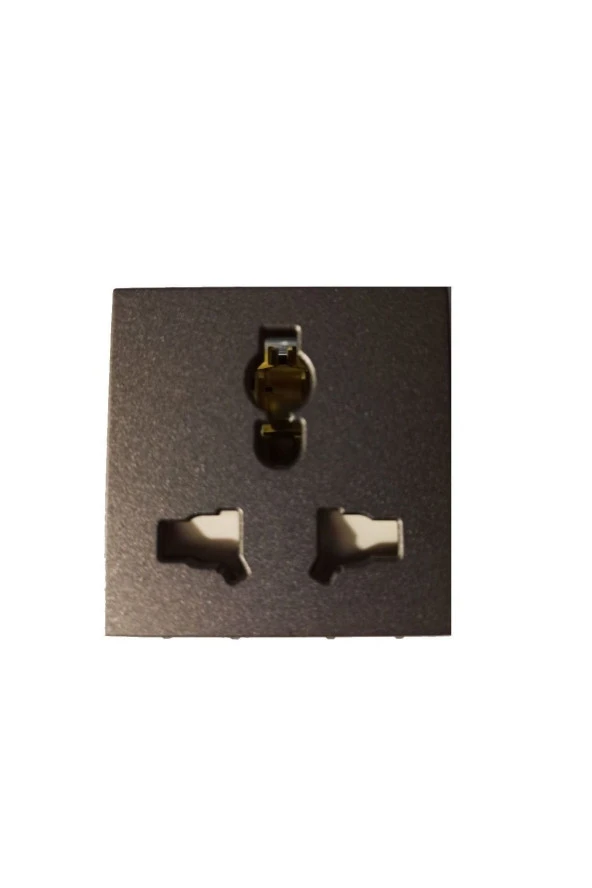 Modüler Antrasit Universal Combi Priz Alt+kapak 2m - Wvtt22244an-tr