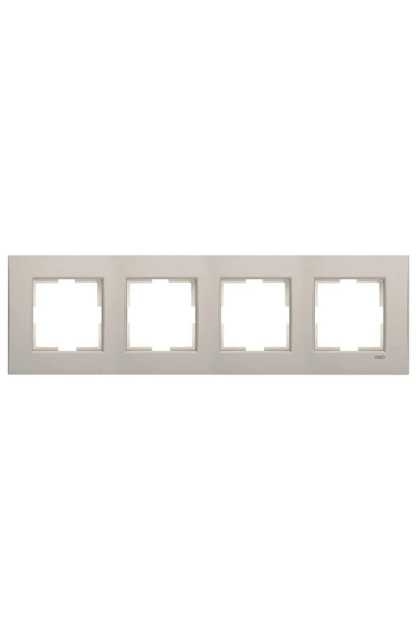 Novella Eloxal Bronz Metal Dörtlü Çerçeve - 92192304