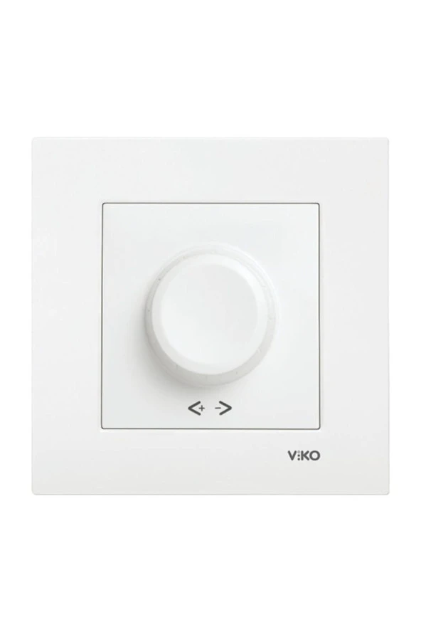 Viko Karre Beyaz Dimmer Pro RL 1-100W ÇERÇEVELİ