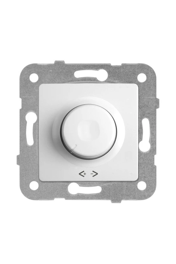 Viko Linnera/Rollina Beyaz Dimmer Rotatif 40-400W Çerçevesiz - 90440047