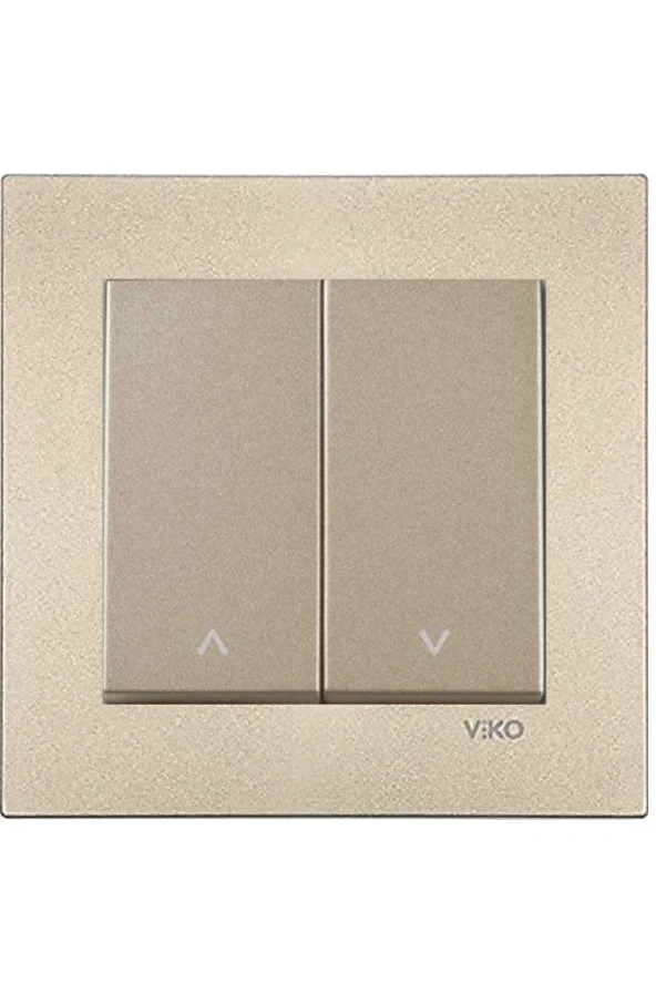 Viko Artline Novella Bronz Jaluzi Kumanda Anahtarı ÇERÇEVELİ