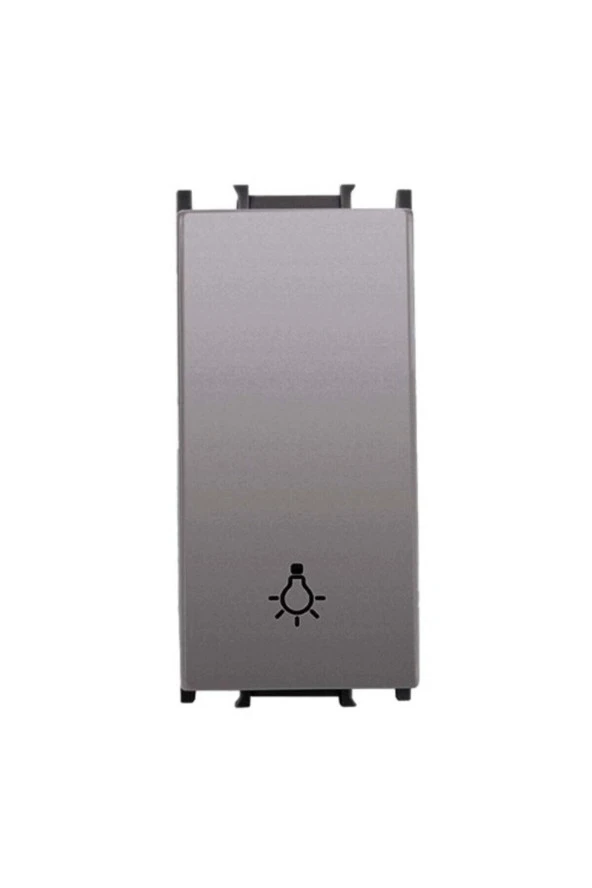 Viko Modüler Antrasit Light Yaylı Anahtar 1m Kapak - Wvtr10164an-tr