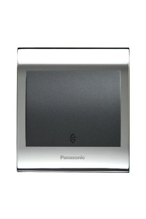 Viko Thea Blu Light Anahtar, Çerçeve Chrome+beyaz, Kapak Füme