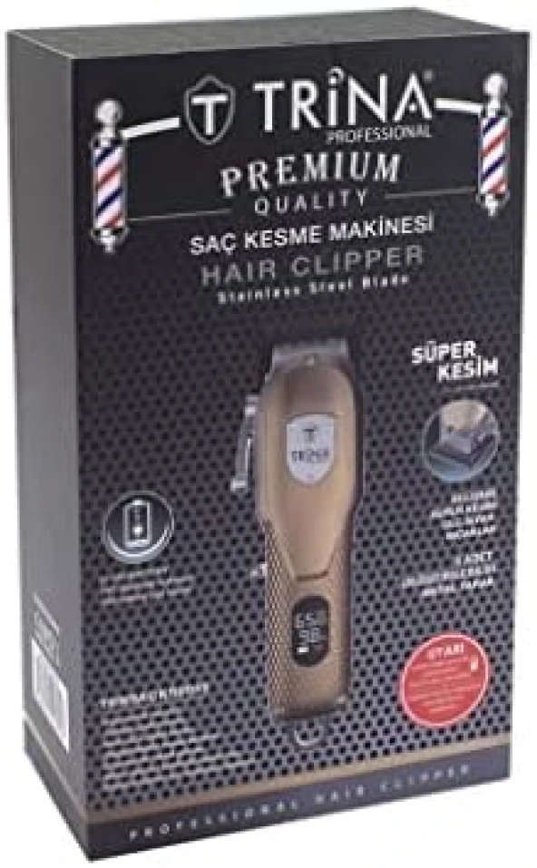 Trina Saç Kesme Makinesi 0045 - Resim 2