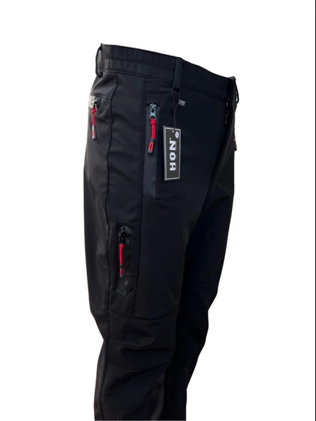 HON Siyah Softshell Pantolon - 5