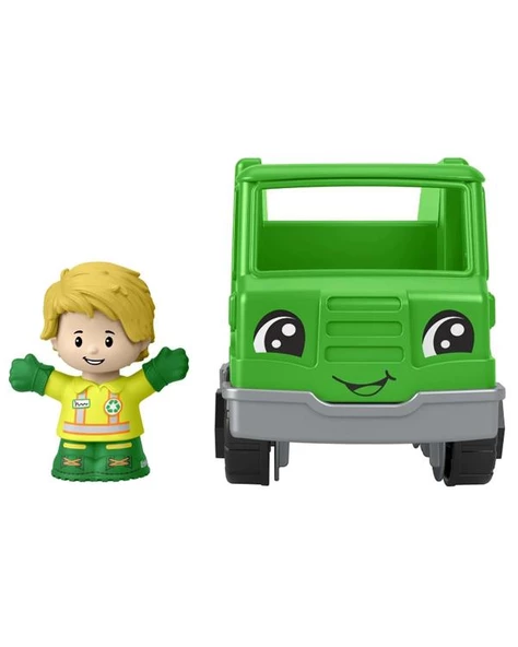Fisher Price Little People Araçları Çöp Kamyonu HPX88 - 2