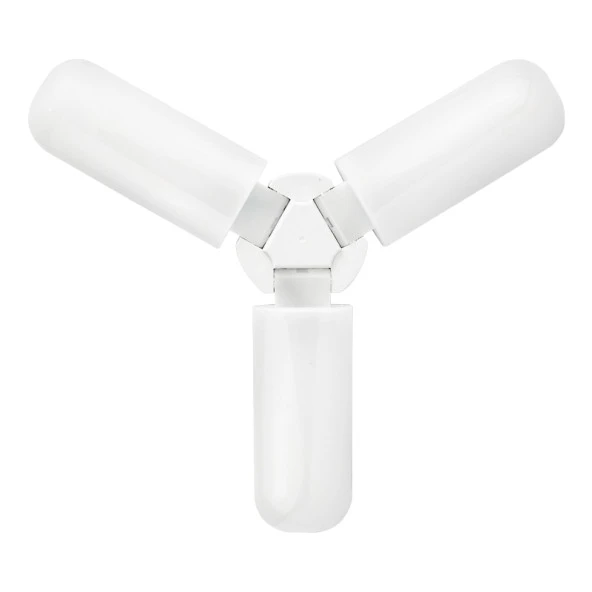 Powermaster PM-24464 E27 Duy 60W 3 Kollu Pervane Beyaz LED Ampul - 2