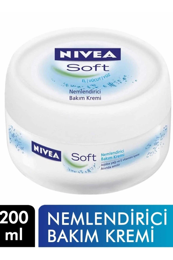 Nivea Krem Soft Vazo 200 ml
