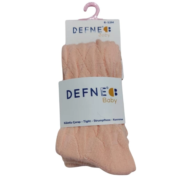 DEFNE DÜZ RENK KIZ BEBEK KİLOTLU ÇORAP - 3