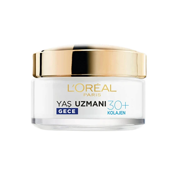 LOreal ParisYaş Uzmanı 30+ Kırışıklık Karşıtı Nemlendirici Gece Kremi