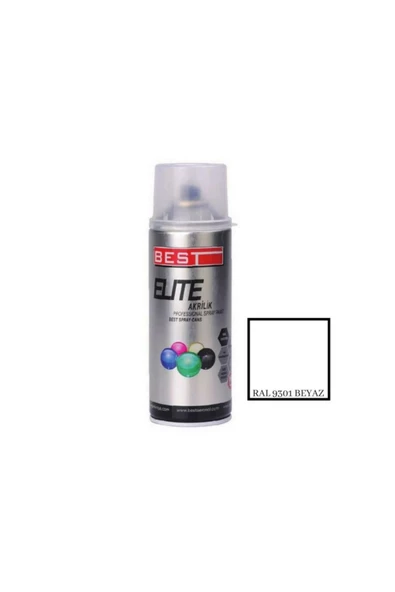 Elite Beyaz Ral 9301 Sprey Boya 400 ml