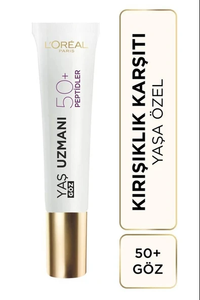 LOreal Paris Yaş Uzmanı 50+ Kırışıklık Karşıtı Yenileyici Göz Kremi - 2