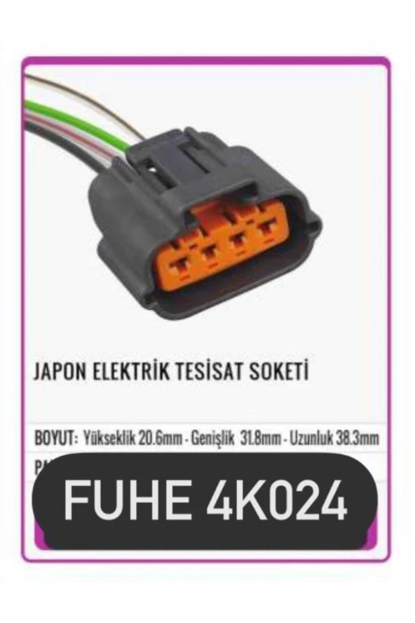 Fhe 4k024 Japon Elektrik Tesisat Soketi