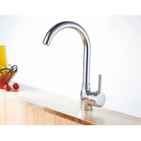 Sardıcı Mutfak Eviye Bataryası Şık Tasarım Baston Borulu