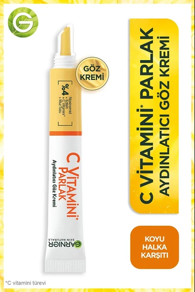 Garnier C Vitamini Parlak Aydınlatıcı Göz Kremi 15 Ml