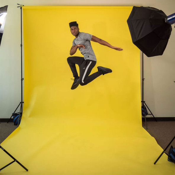 Gdx Kağıt Sonsuz Stüdyo Fon Perde (Canary) 2.70x11 Metre - 2