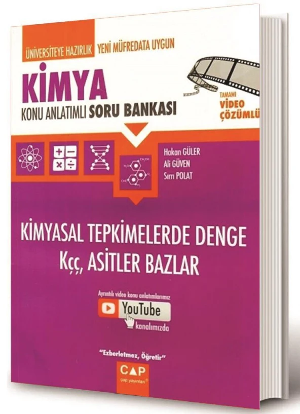 Kimya Kimyasal Tepkimelerde Denge Asitler Bazlar Konu Anlatımlı Soru Çap
