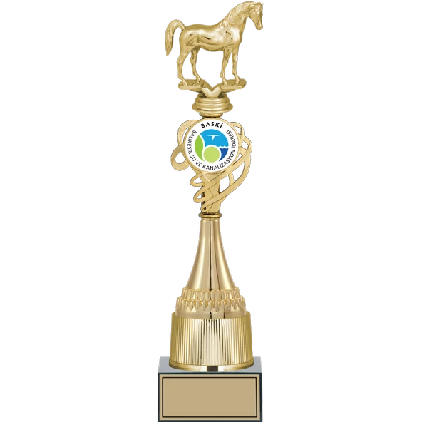 ODAK KUPA - Figürlü Kupalar - At Figürlü Kupalar FG-033 A - 40 cm