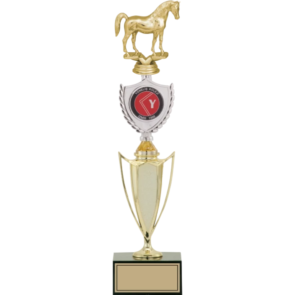 ODAK KUPA - Figürlü Kupalar - At Figürlü Kupalar FG-042 B - 42 cm - 1