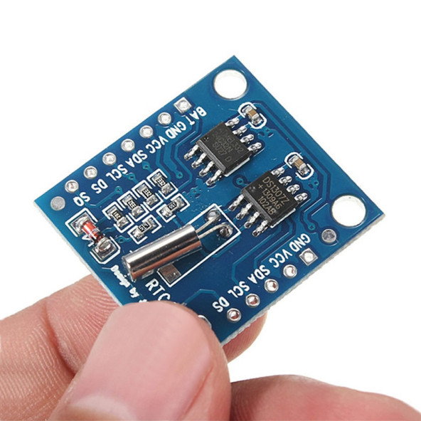 DS1307 RTC IIC Zaman Modül  Gerçek Zaman Saat I2C 24C32 Eeprom Saniye Dakika Saat Gün Ay Yıl Tarih Hesaplayıcı - 3