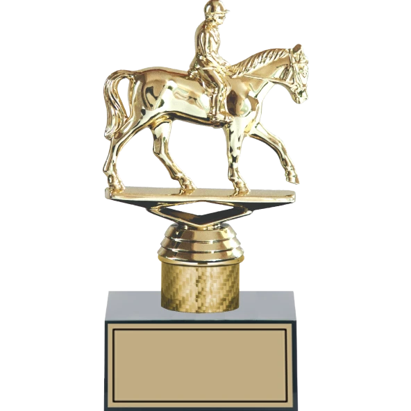 ODAK KUPA - Figürlü Kupalar - At / Binici Figürlü Kupalar FG-001 B - 19 cm