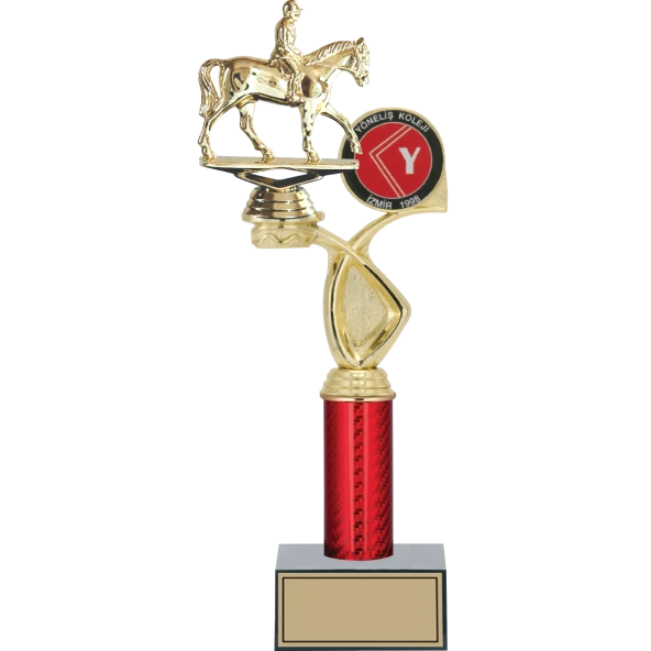 ODAK KUPA - Figürlü Kupalar - At / Binici Figürlü Kupalar FG-016 B - 36 cm