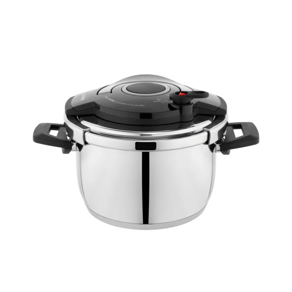 Schafer Optima Düdüklü Tencere Seti 4+6,5 L-Siyah/Gri - 3