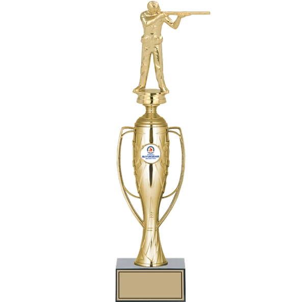 ODAK KUPA - Figürlü Kupalar - Atıcı Figürlü Kupalar FG-025 A - 38 cm