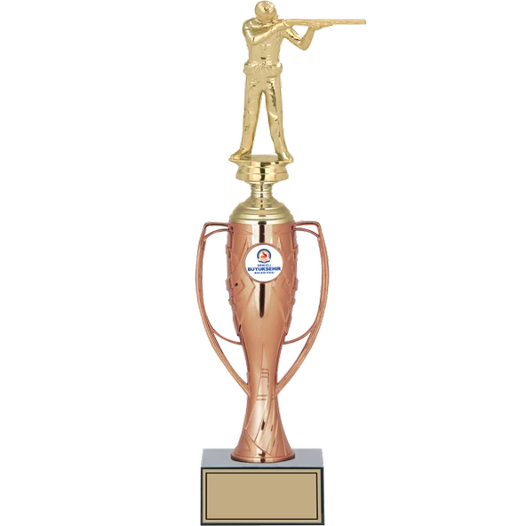 ODAK KUPA - Figürlü Kupalar - Atıcı Figürlü Kupalar FG-025 C - 38 cm