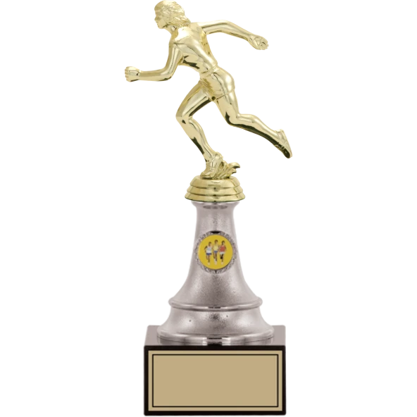 ODAK KUPA - Figürlü Kupalar - Atletizm Kadın Figürlü Kupalar FG-010 A - 28 cm