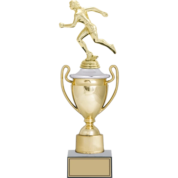 ODAK KUPA - Figürlü Kupalar - Atletizm Kadın Figürlü Kupalar FG-013 B - 38 cm