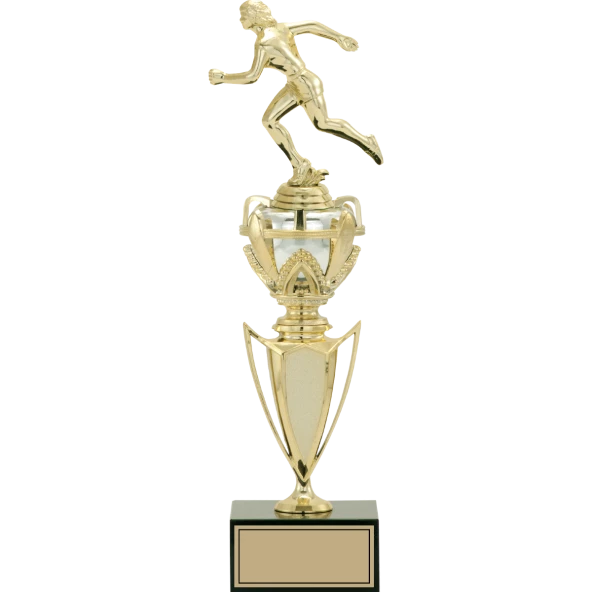 ODAK KUPA - Figürlü Kupalar - Atletizm Kadın Figürlü Kupalar FG-044 C - 39 cm