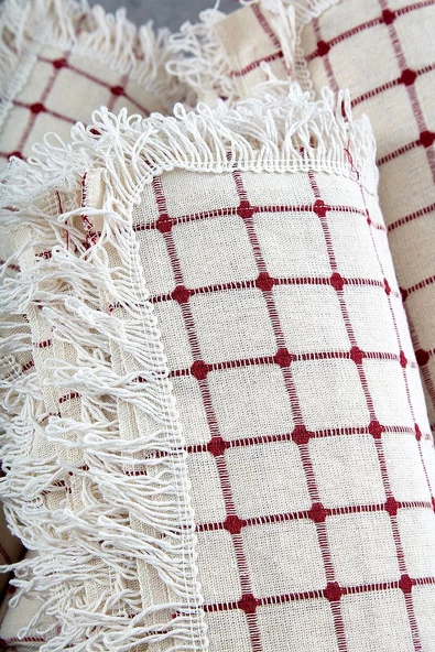 101 %100 Pamuklu Buldan Işi Koltuk Örtüsü 180*250 - 2