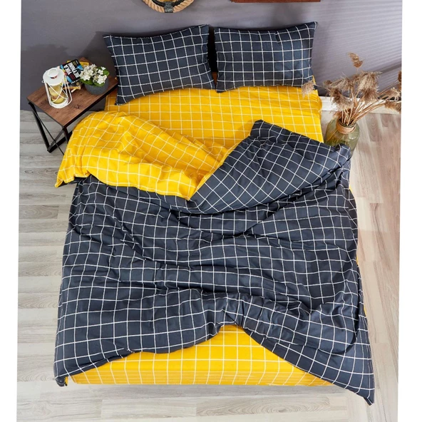 NTK8 %100 Pamuklu Tek Kişilik Çift Taraflı Nevresim Takımı - 9