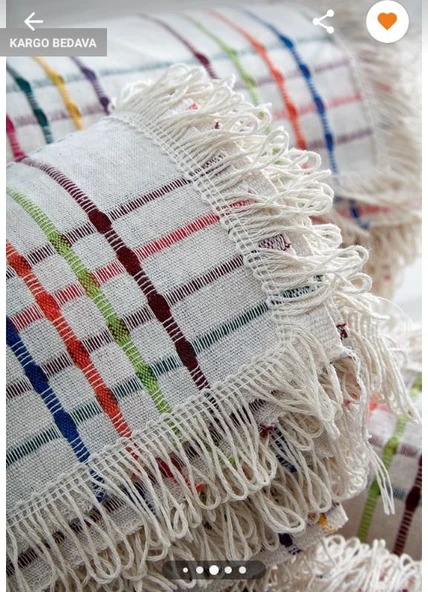 024 %100 Pamuklu Buldan Işi Koltuk-çekyat Örtüsü 180 X 450 Cm (024) - 10