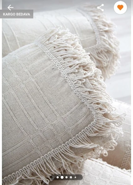 220-3 %100 Pamuklu Buldan Işi  Çekyat Örtüsü 90 x 220 cm - Resim 10