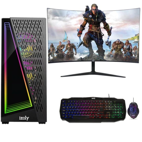 İzoly Spectre YZ i5-4570 16GB 512GB SSD RX580 24 Oyuncu Masaüstü Bilgisayarı - 2
