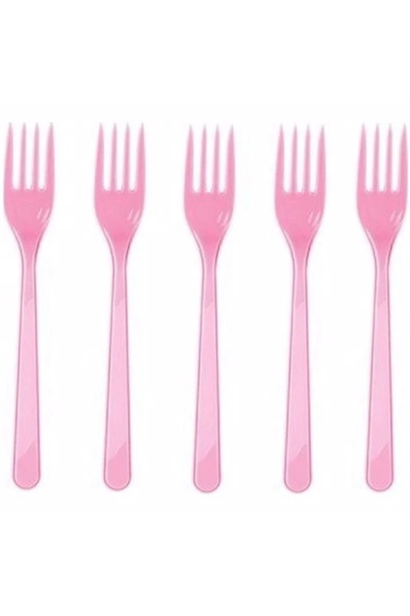 Plastik Tabak Bardak Çatal Seti Gold Gümüş Kırmızı Siyah Sarı Yeşil Turuncu Mor Pembe - Resim 3