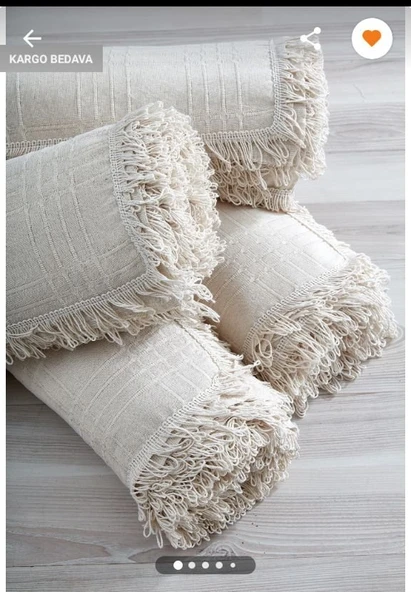 2726 %100 Pamuklu  Buldan Işi Koltuk Örtüsü 180x220 Cm - Resim 9